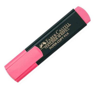 Faber Castell Fosforlu Kalem Pembe - 1