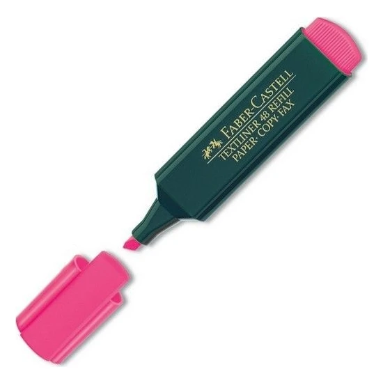 Faber Castell Fosforlu Kalem Pembe - 2
