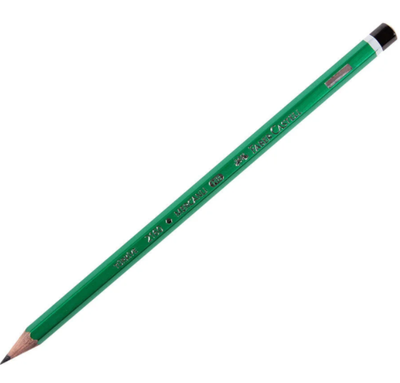 Faber Castell Köşeli Mercanlı Kurşun Kalem - 1