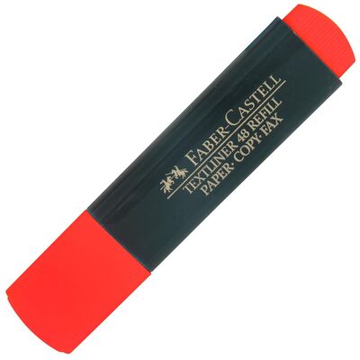 Faber Castell Fosforlu Kalem Kırmızı 1548