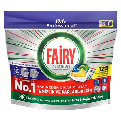 Fairy Jar Platinum Bulaşık Makinesi Kapsülü 125li