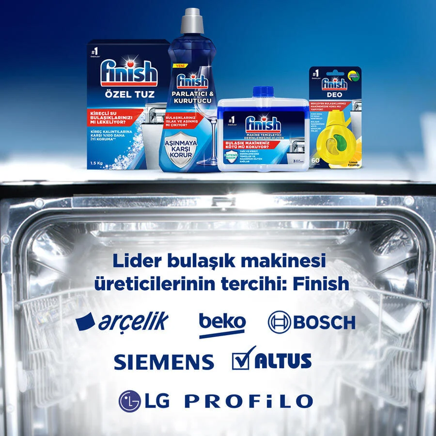 Finish Bulaşık Makinesi Parlatıcısı Limon 800ml - Thumbnail
