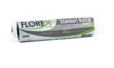Florex Çöp Torbası Standart Battal 72x95 140gr Siyah 10 lu 520