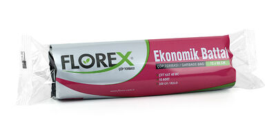 Florex Çöp Torbası Battal Ekonomik 72x95 300gr Mavi 10 lu 522