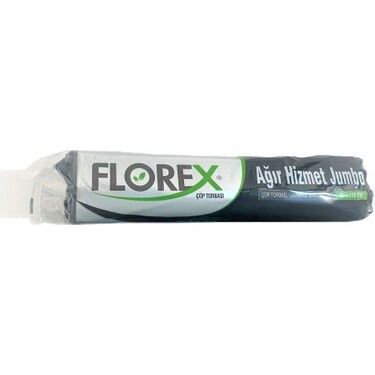 Florex Çöp Torbası Jumbo Ağır Hizmet Torbası 80x110 700gr Siyah 10 lu 617