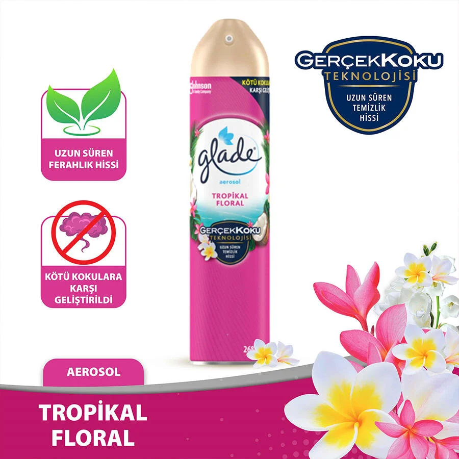 Glade Oda Kokusu Aerosol Floral 300ml - Thumbnail