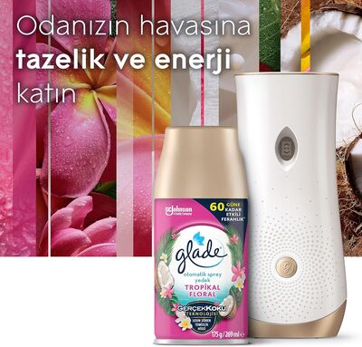 Glade Yedek Koku 269ml Tropikal Floral