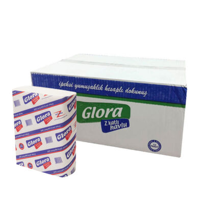 Glora Havlu Z Katlı 150 li 12 li Paket 