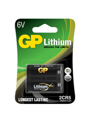 Gp 2CR5 6V Lityum Pil Fotoğrağ Makinesı Pili - Thumbnail