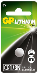 GP GPCR1-3N-C1 CR1-3N 3V Lityum Cell Hafıza Düğme Pil Tekli Paket - Thumbnail