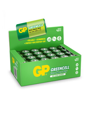 GP Greencel R14 Orta Boy Çinko Pil 24'lü Paket GP14G-2S2