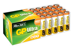 Gp LR6 AA Boy Ultra Alkalin Kalem Pil 40'lı Paket GP15AU-2B40 - Thumbnail