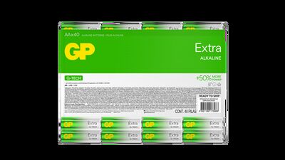 Gp R6 AA Boy Extra Alkalin Kalem Pil 40lı Paket GP15AXET-2EUECS40