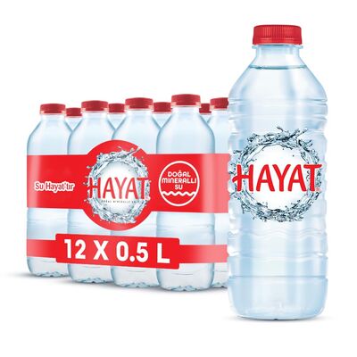 Hayat Su 0.50 lt 12 li