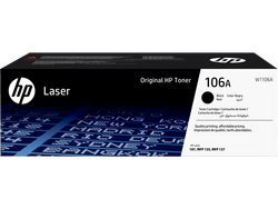 Hp - HP 106A Black Siyah 1.000 Sayfa Toner W1106A