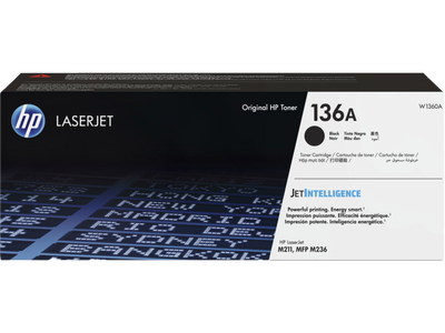 HP 136A Black Siyah 1.150 Sayfa Toner W1360A