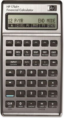 HP 17bII+ Finansal Hesap Makinesi Gümüş