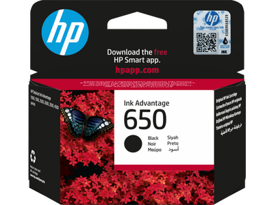 HP 650 Black Siyah Kartuş CZ101AE