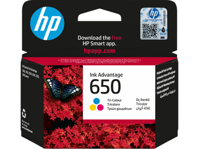 HP 650 Color Renkli Kartuş CZ102AE