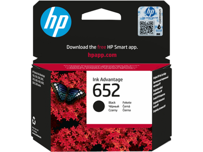 HP 652 Black Siyah Kartuş F6V25AE