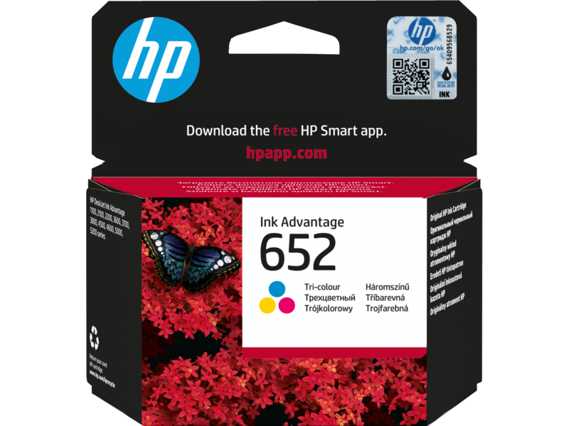 Hp 652 Color Renkli Kartuş F6v24ae