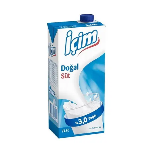 İçim Süt Tam Yağlı 1 lt 
