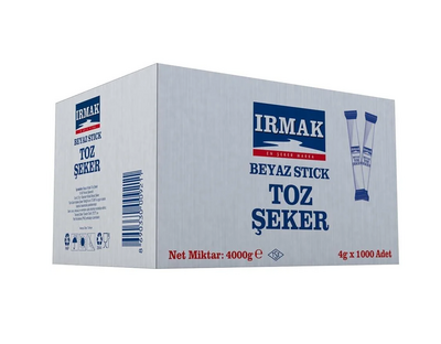 Irmak Toz Şeker 4 kg Stick 1000 li