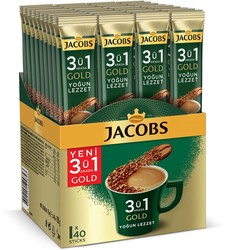 Jacobs 3ü1 Arada Gold Yoğun Lezzet 18gr 40 Adet - Thumbnail