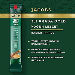 Jacobs 3ü1 Arada Gold Yoğun Lezzet 18gr 40 Adet - 2