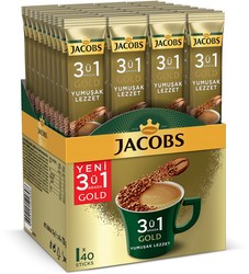 Jacobs 3ü1 Arada Gold Yumuşak Lezzet 18gr 40 Adet - Thumbnail