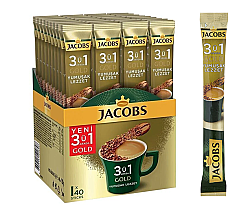 Jacobs 3ü1 Arada Gold Yumuşak Lezzet 18gr 40 Adet