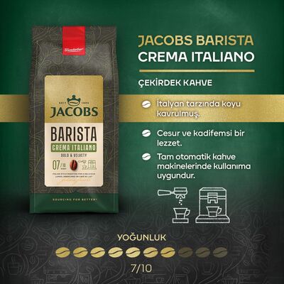 Jacobs Çekirdek Kahve Barista Editions Crema Italiano 1000gr 4058063