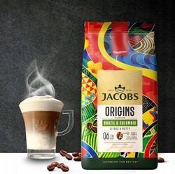 Jacobs Çekirdek Kahve Origins Beans Brazil&Colombia 1000gr - Thumbnail