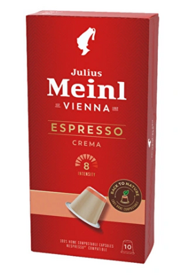 Julius Meinl Espresso Crema Nespresso Uyumlu Kapsül Kahve 10 Adet