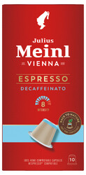 Julius Meinl - Julius Meinl Espresso Decaf Nespresso Uyumlu Kapsül Kahve 10 Adet Julius Meinl - Julius Meinl Espresso Decaf Nespresso Uyumlu Kapsül Kahve 10 Adet