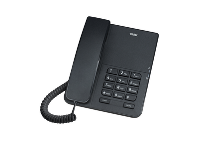 Karel Masa Üstü Kablolu Telefon Siyah Analog Tm140