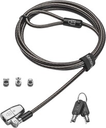 Kensington ClickSafe 2.0 3'ü 1 Arada Anahtarlı Dizüstü Bilgisayar Kilidi (T-Bar, Nano ve Kama) K68102EU - Thumbnail