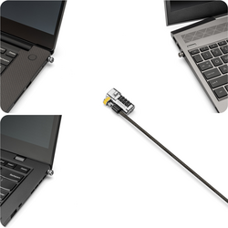 Kensington ClickSafe 3-in-1 Combination Lock (T-Bar, Nano & Wedge Anchors) K68106EU - Thumbnail