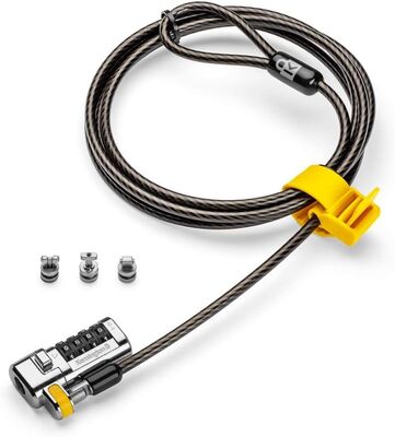 Kensington ClickSafe 3'ü 1 Arada Şifreli Kilit (T-Bar, Nano ve Kama) K68105EU