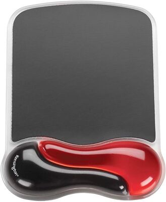 Kensington Entegre Bilek Destekli Duo Jel Mouse Pad, Kırmızı-Siyah 62402