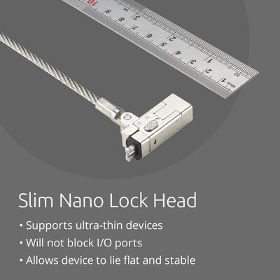 Kensington İnce Nanosaver 2.0 EQ Anahtarlı Kilit KD K60630WW