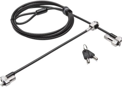 Kensington NanoSaver Anahtarlı Çift Başlı Laptop Kilidi K64448WW