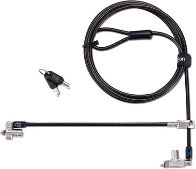 Kensington Slim N17 2.0 Çift Anahtarlı Dizüstü Bilgisayar Kilidi K60508WW