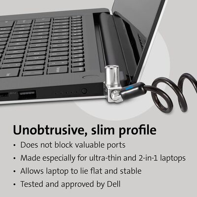 Kensington Slim N17 2.0 Taşınabilir Anahtarlı Dizüstü Bilgisayar Kilidi Keyed Different K60511WW