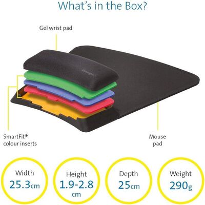 Kensington SmartFit® Bilek Destekli Yükseklik Ayarlı Mouse Pad K55793EU