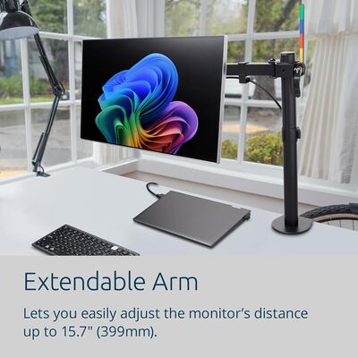 Kensington SmartFit Ergo Tek Monitör Kolu - Uzun K55408WW
