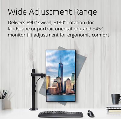 Kensington SmartFit Ergo Tek Monitör Kolu - Uzun K55408WW