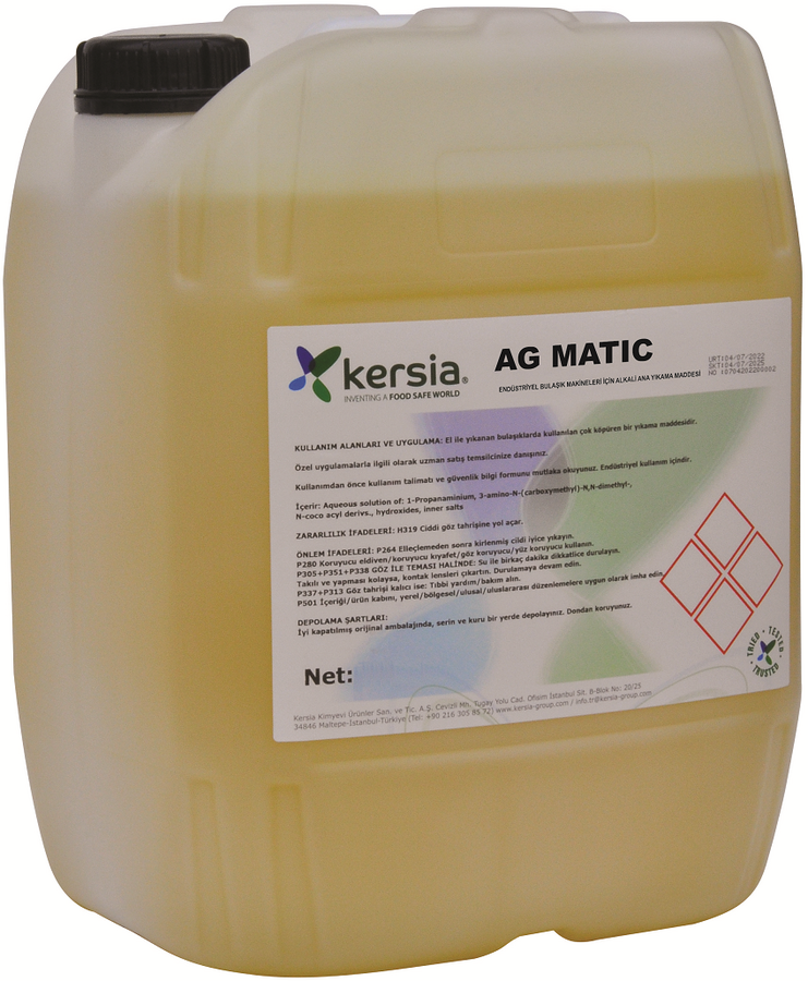 Kersia Antigerm Ag Dishwash Elde Yıkama Bulaşık Deterjanı 5 Kg