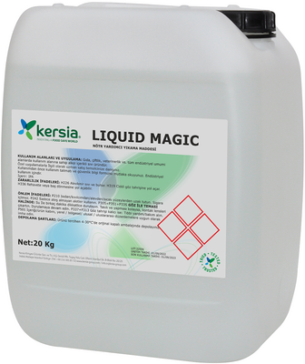 Kersia Liquid Magic Yağ Ve Kir Sökücü Yardımcı Yıkama Maddesi 20 lt