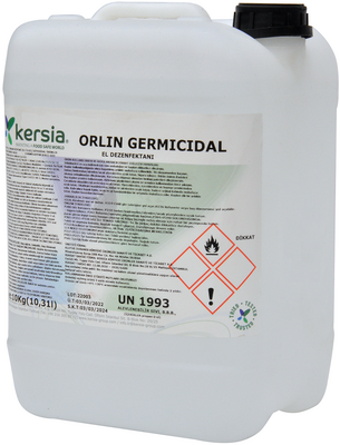Kersia Orlin Germicıdal Alkol Bazlı Durulama Gerektirmeyen El Dezenfektanı 5 lt